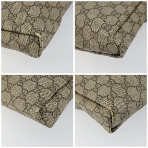 GUCCI GG Supreme Shoulder Bag PVC Leather Beige 223666 Auth ep11388 - Picture 14 of 16